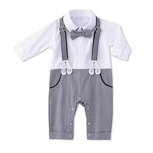 Baby Boy Tuxedo Jumpsuit